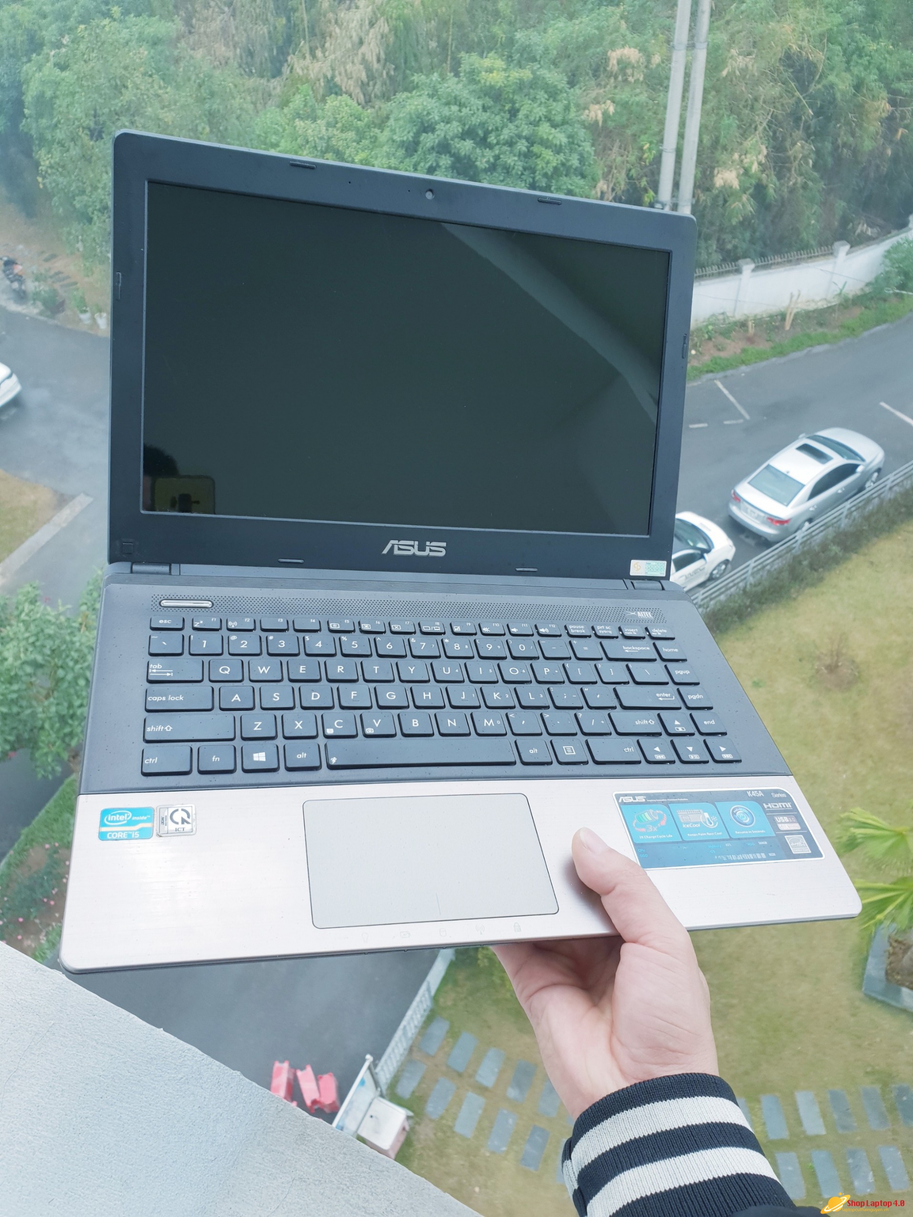 Laptop cũ Asus K45A (Core i5-3210M, 8GB, 128GB, VGA intel HD Graphics 4000, 14 inch)